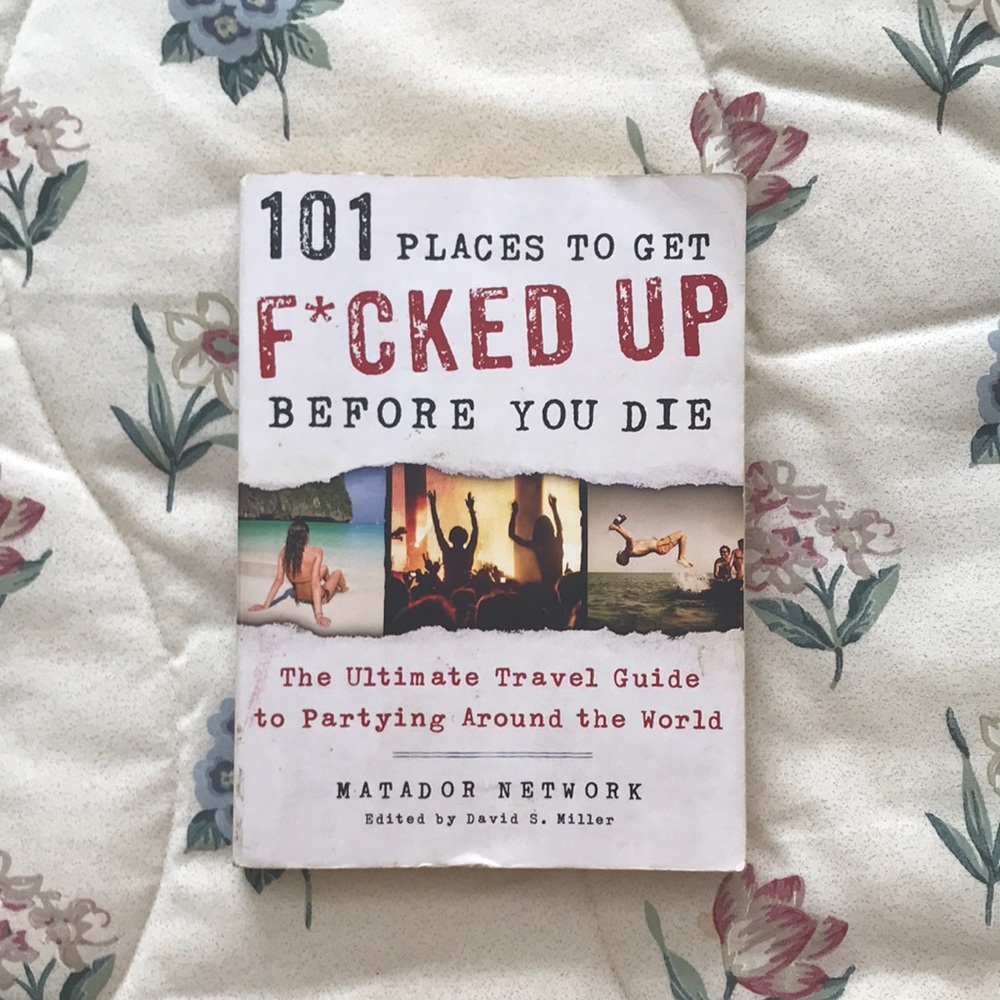 101 places to get f* up before you die book